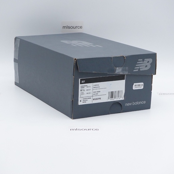 NEW Women's New Balance 327 Sneakers WS327PS Turtledove/Fatigue Green - Picture 9 of 16